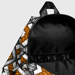 Детский рюкзак Абстрактные решетки, цвет: 3D-принт — фото 2