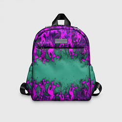 Детский рюкзак Фиолетовое пламя, цвет: 3D-принт
