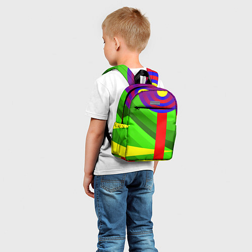 Детский рюкзак Абсолютная абстракция / 3D-принт – фото 5