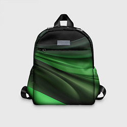 Детский рюкзак Темная зеленая текстура, цвет: 3D-принт