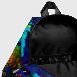 Детский рюкзак Девушка в тропическом лесу, цвет: 3D-принт — фото 2