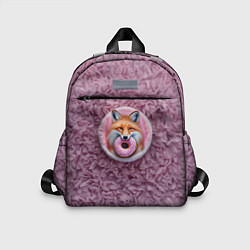 Детский рюкзак Мордочка лисы с пончиком
