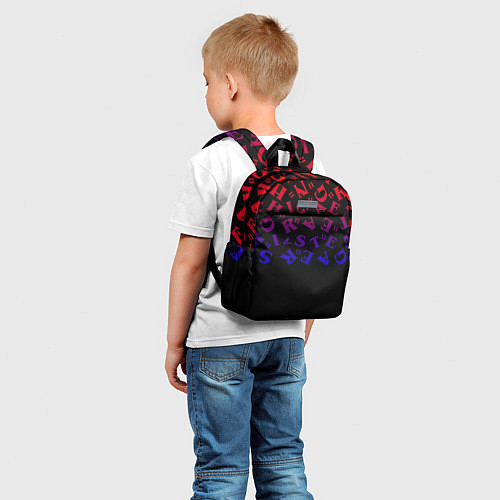Детский рюкзак Очень странные дела паттерн / 3D-принт – фото 5