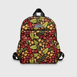 Детский рюкзак Хохломская роспись - хохлома, цвет: 3D-принт
