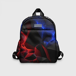 Детский рюкзак Синие и красные плиты, цвет: 3D-принт