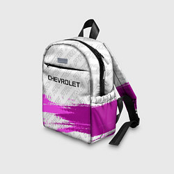 Детский рюкзак Chevrolet pro racing: символ сверху, цвет: 3D-принт — фото 2