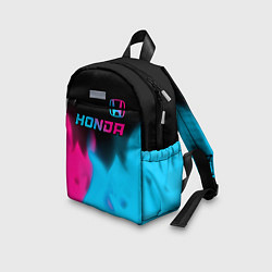 Детский рюкзак Honda - neon gradient: символ сверху, цвет: 3D-принт — фото 2