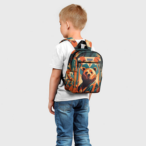 Детский рюкзак Гордый медведь / 3D-принт – фото 5