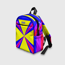 Детский рюкзак Абстракция геометрическая, цвет: 3D-принт — фото 2