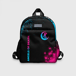 Детский рюкзак Angels of Death - neon gradient: надпись, символ, цвет: 3D-принт