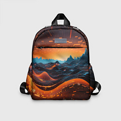Детский рюкзак Цифровой пейзаж, цвет: 3D-принт