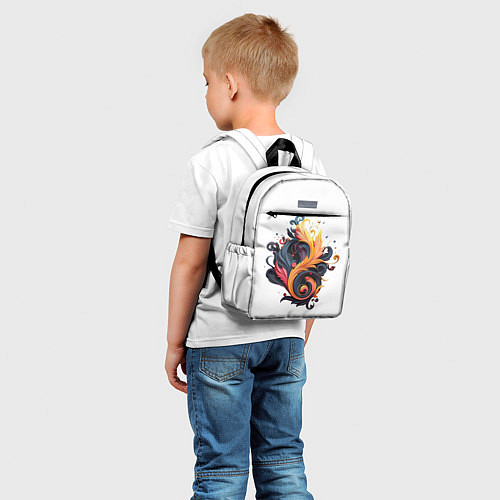 Детский рюкзак Пламя феникса / 3D-принт – фото 5