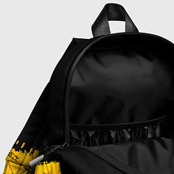 Детский рюкзак Portal - gold gradient: символ сверху, цвет: 3D-принт — фото 2