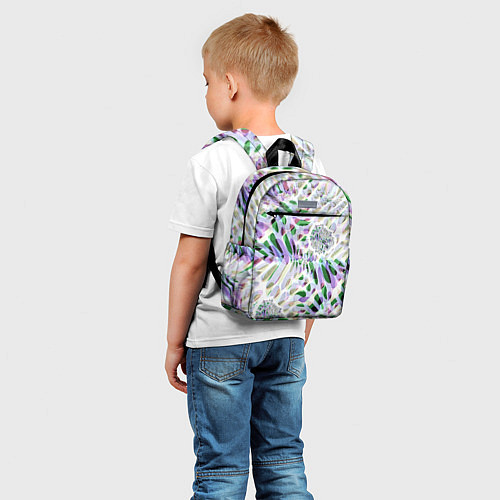 Детский рюкзак Floral abstract / 3D-принт – фото 5