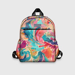 Детский рюкзак Акварельная абстракция, цвет: 3D-принт