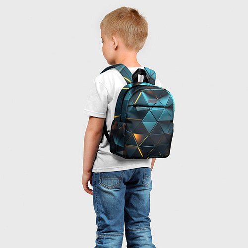 Детский рюкзак Объемные частицы с подсветкой / 3D-принт – фото 5