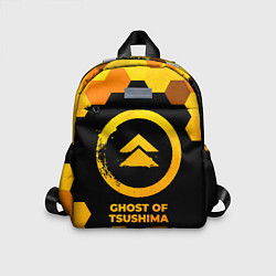 Детский рюкзак Ghost of Tsushima - gold gradient, цвет: 3D-принт
