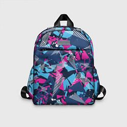 Детский рюкзак Абстрактные узоры паттерн, цвет: 3D-принт
