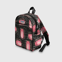Детский рюкзак Прямоугольник линии и стрелки, цвет: 3D-принт — фото 2