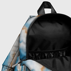 Детский рюкзак Волна голубого агата, цвет: 3D-принт — фото 2