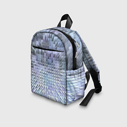 Детский рюкзак Серые и голубые пирамиды, цвет: 3D-принт — фото 2