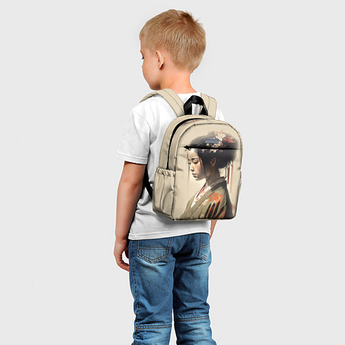 Детский рюкзак Нежная гейша / 3D-принт – фото 5