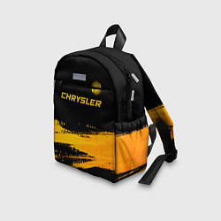 Детский рюкзак Chrysler - gold gradient: символ сверху, цвет: 3D-принт — фото 2