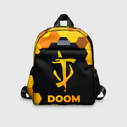 Детский рюкзак Doom - gold gradient, цвет: 3D-принт
