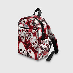 Детский рюкзак Черепа киберпанк, цвет: 3D-принт — фото 2