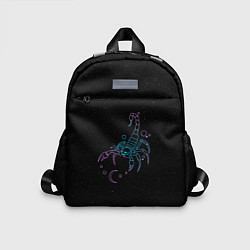 Детский рюкзак Знак зодиака скорпион - космос