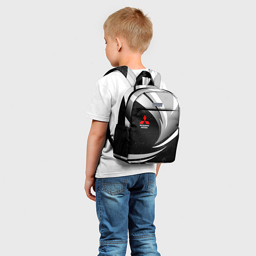 Детский рюкзак Митсубиси - строгие оттенки / 3D-принт – фото 5