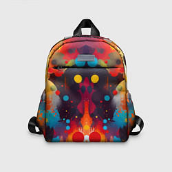 Детский рюкзак Mirrow colorful blots - abstraction - vogue, цвет: 3D-принт
