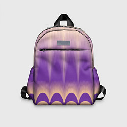 Детский рюкзак Фиолетовый градиент в полоску