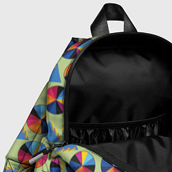 Детский рюкзак Круг и треугольник, цвет: 3D-принт — фото 2