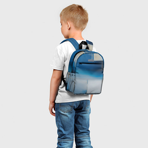 Детский рюкзак Синяя палитра / 3D-принт – фото 5