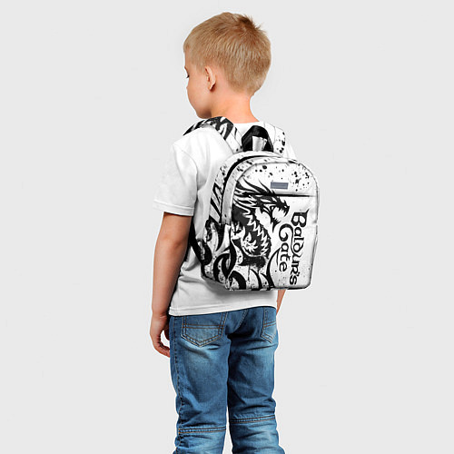 Детский рюкзак Балдурс гейт 3 - дракон / 3D-принт – фото 5