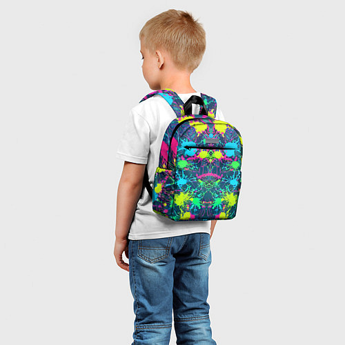 Детский рюкзак Colorful blots - expressionism - vogue / 3D-принт – фото 5