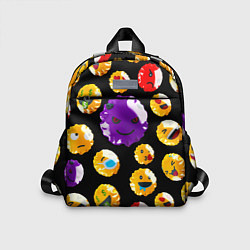 Детский рюкзак Хитрый эмоджи, цвет: 3D-принт