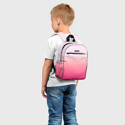 Детский рюкзак Оттенки розового градиент / 3D-принт – фото 5