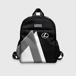 Детский рюкзак Лексус - спортивный серый, цвет: 3D-принт