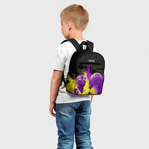 Детский рюкзак Цитата - Коби Брайант / 3D-принт – фото 5