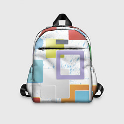 Детский рюкзак Абстрактный фон красочные квадраты гранж