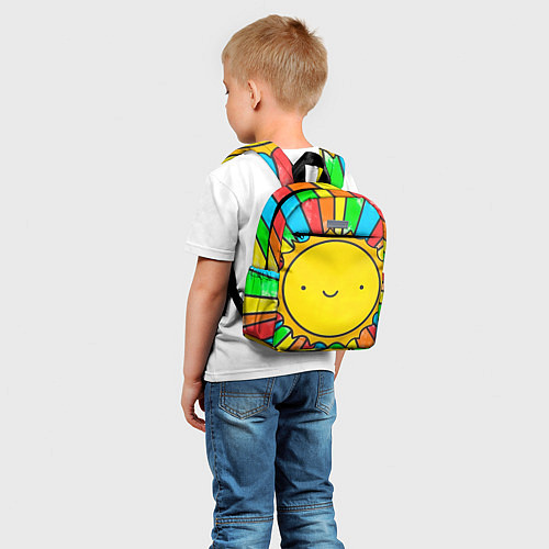 Детский рюкзак Позитивное солнышко / 3D-принт – фото 5