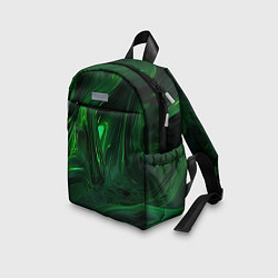 Детский рюкзак Зеленые разводы, цвет: 3D-принт — фото 2