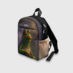 Детский рюкзак Натуральная лягушка Пепе, цвет: 3D-принт — фото 2