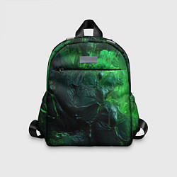 Детский рюкзак Зеленая объемная текстура