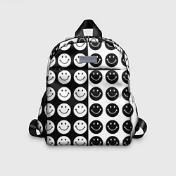 Детский рюкзак Smiley black and white