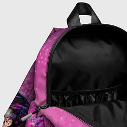 Детский рюкзак Лил Пип тату фиолетовый, цвет: 3D-принт — фото 2