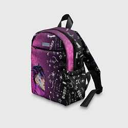 Детский рюкзак Лил Пип тату фиолетовый, цвет: 3D-принт — фото 2