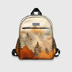 Детский рюкзак Осенний лес в оранжевых тонах